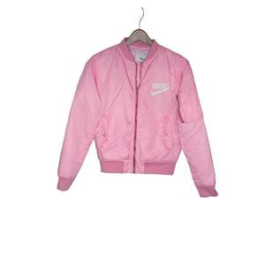 Nike x Kanji Pink Bomber Puffer Jacket Size L